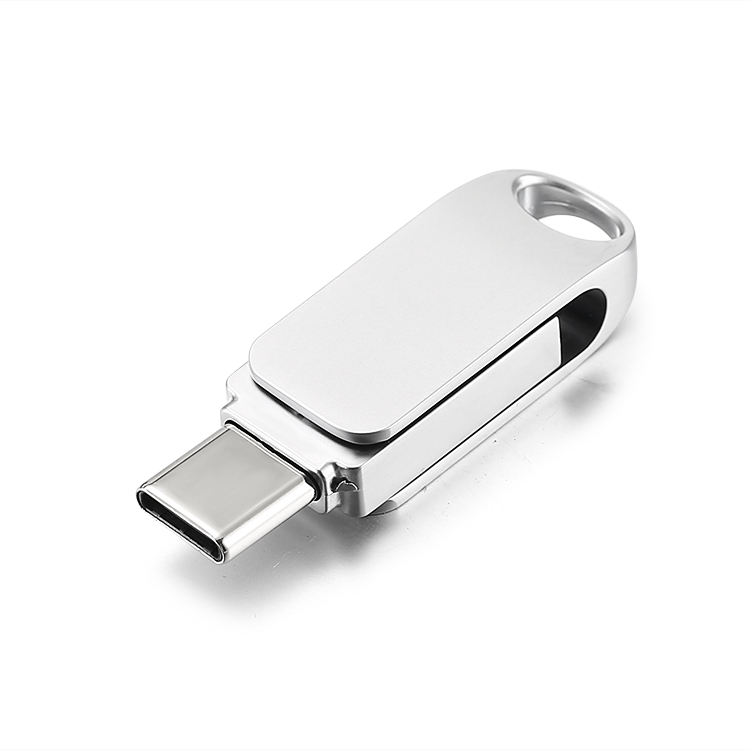 Classic Metal Mini Mobile USB-C Flash Drive