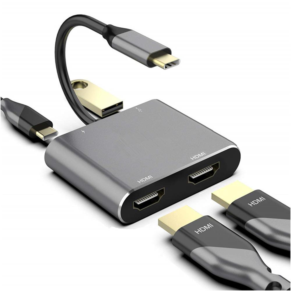 CYH012 4in1 docking station USB-C to HDMI Dual Independent Display