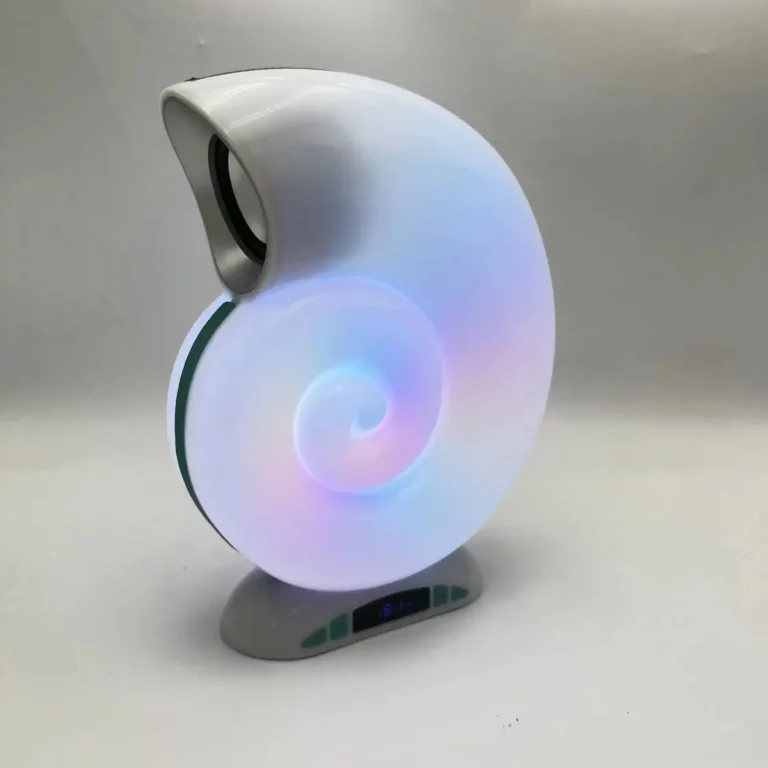 Small Conch Shape Wireless Bluetooth Speakers LED Light Colorful Speaker Technology Gadgets
