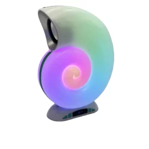 Small Conch Shape Wireless Bluetooth Speakers LED Light Colorful Speaker Technology Gadgets