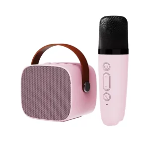 Mini Karaoke Speaker and Microphone Portable Home Bluetooth Party Speaker