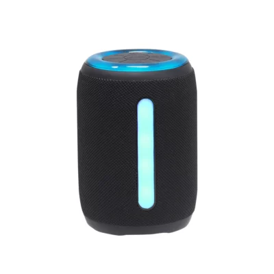 Hot selling Fabric RGB light BT Wireless Speaker Portable Lanyard Handfree Bluetooth Speaker