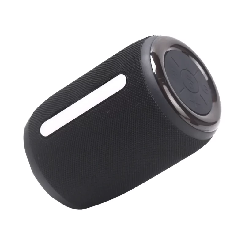Hot selling Fabric RGB light BT Wireless Speaker Portable Lanyard Handfree Bluetooth Speaker