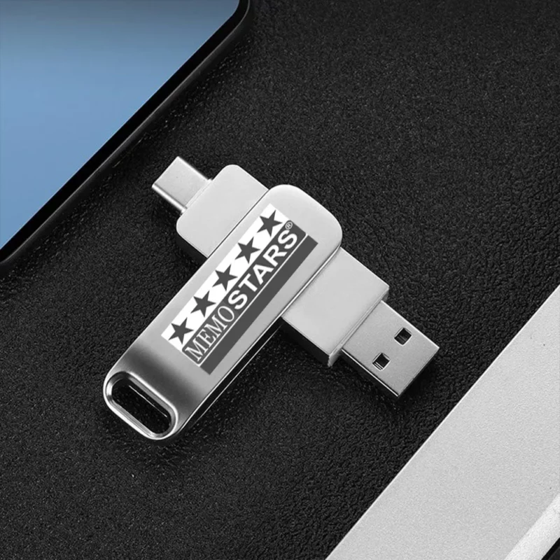 Customized Metal mobile OTG USB C Flash memory Sticks Type-C pen thumb Drives for Phone Tablet PC Laptop