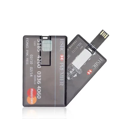 FDC01 Plastic Credit Card USB Flash Drive with Printing